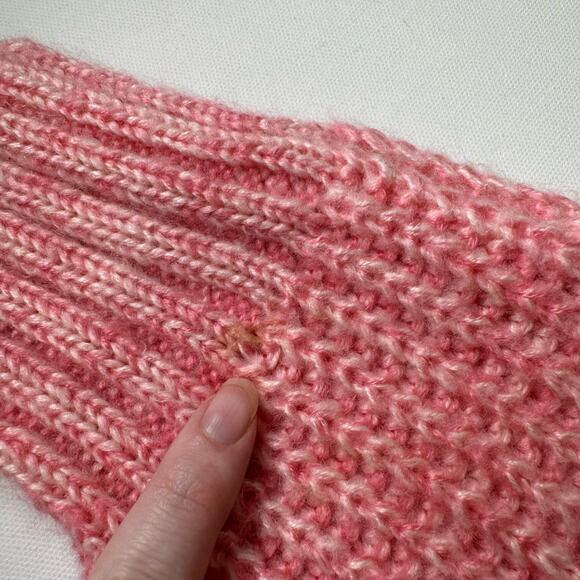 Greylin Womens Ruth Ruffle Shoulder Chunky Knit Sweater‎ in Pink Sz S | Feminine - Picture 8 of 15